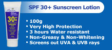 SPF 30+ Sunscreen Lotion