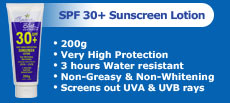 SPF 30+ Sunscreen Lotion